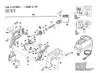 Bosch 0 601 920 520 Gbm 12 Ve Cordless Drill 12 V / Eu Spare Parts